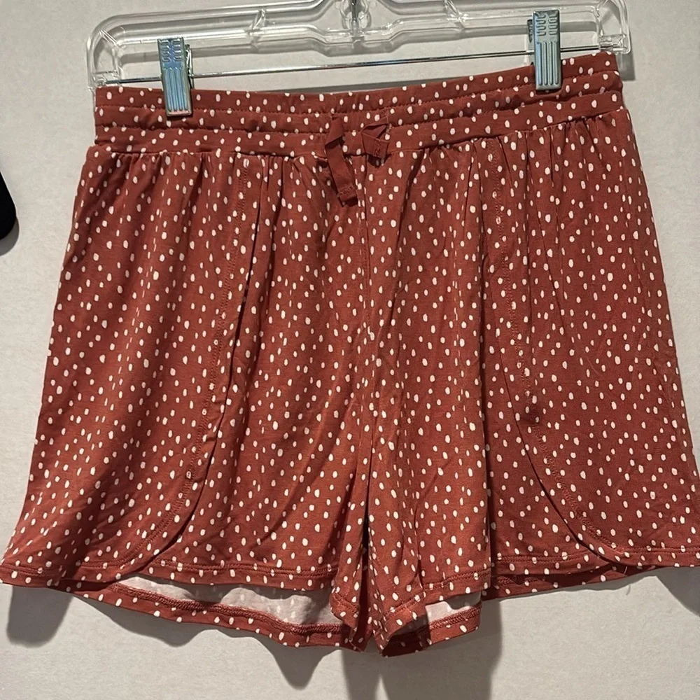 R+R - The Swing Tank & Tulip Knit Short Set.  Size XL.  Color Burnt Orange